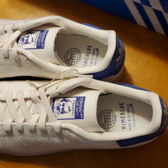 Adidas Stan Smith Prime Blue Men's Shoes Size 9 | BRAND NEW IN BOX! - Picture 4 of 12